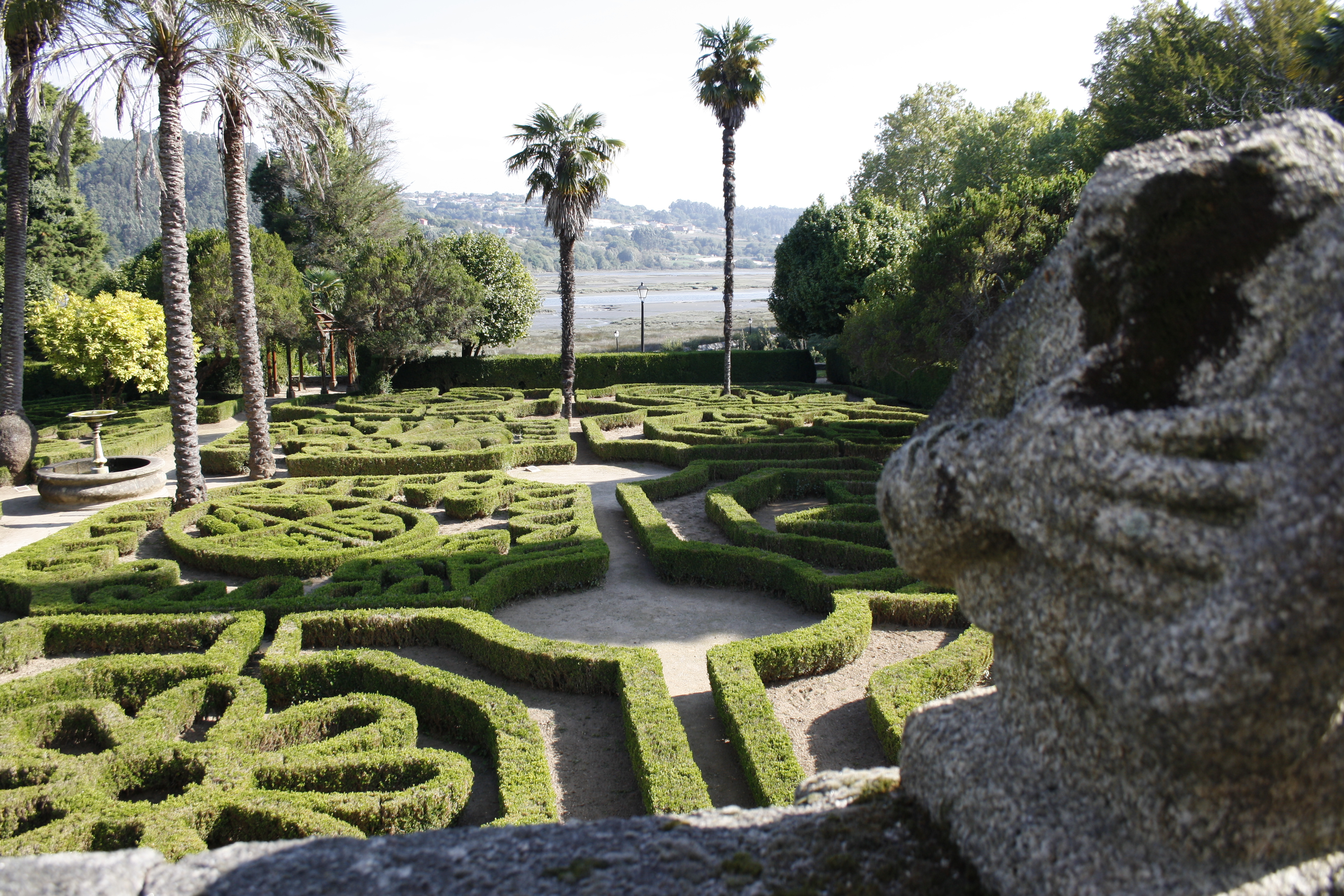 pazos y jardines en Galicia